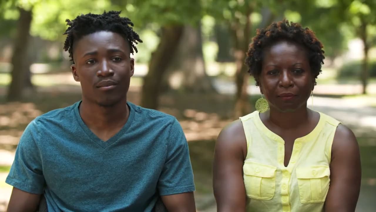 Sterling Thomas and his mother